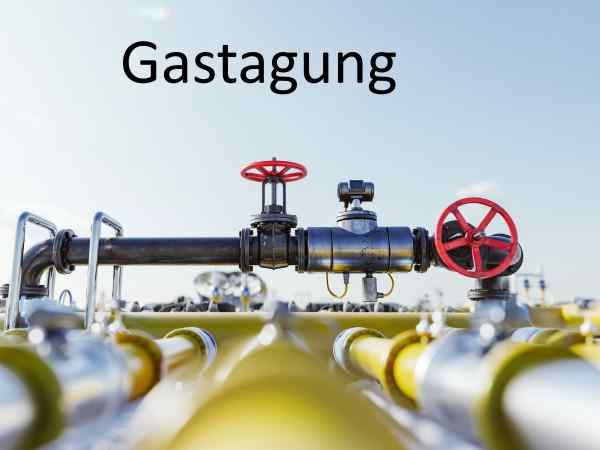 Gas tap with pipeline system at natural gas station. Industry